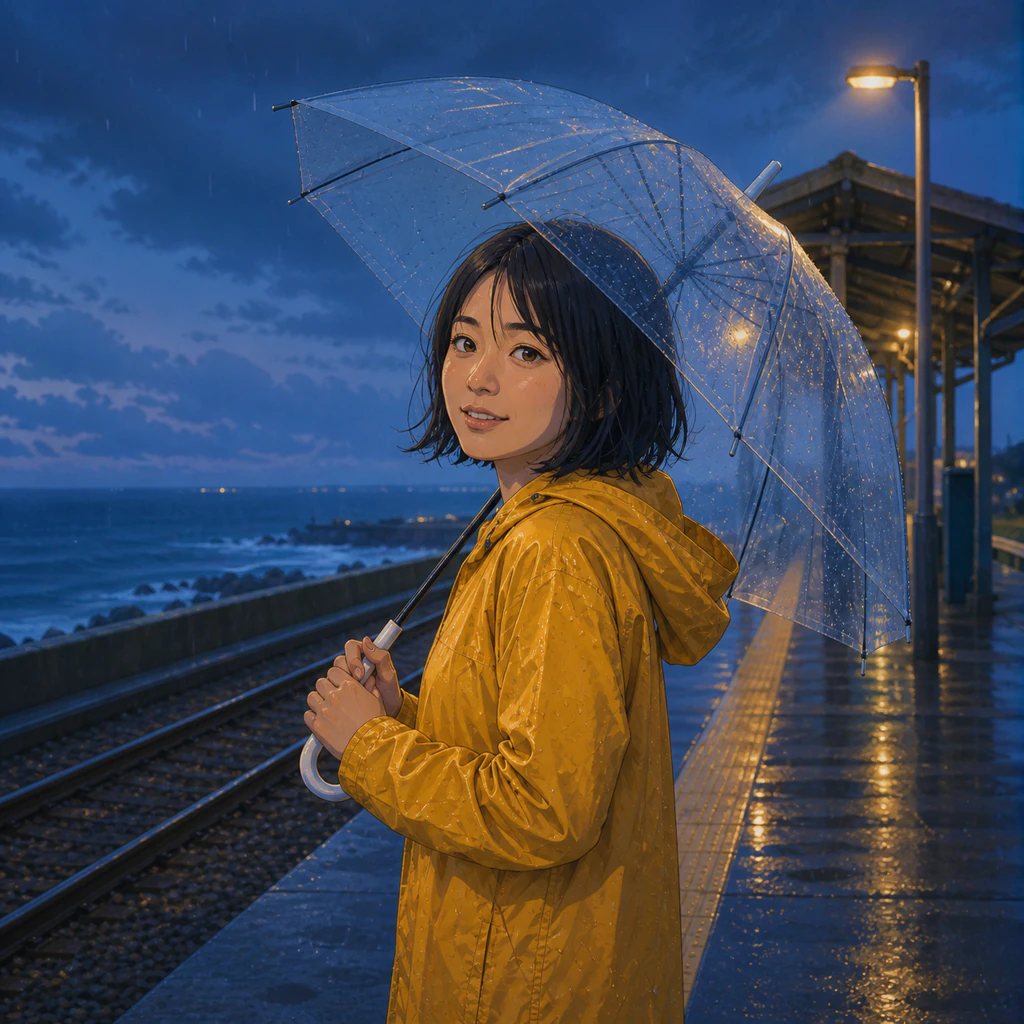 Anime character result demonstrating a Niji 7 reference-image workflow