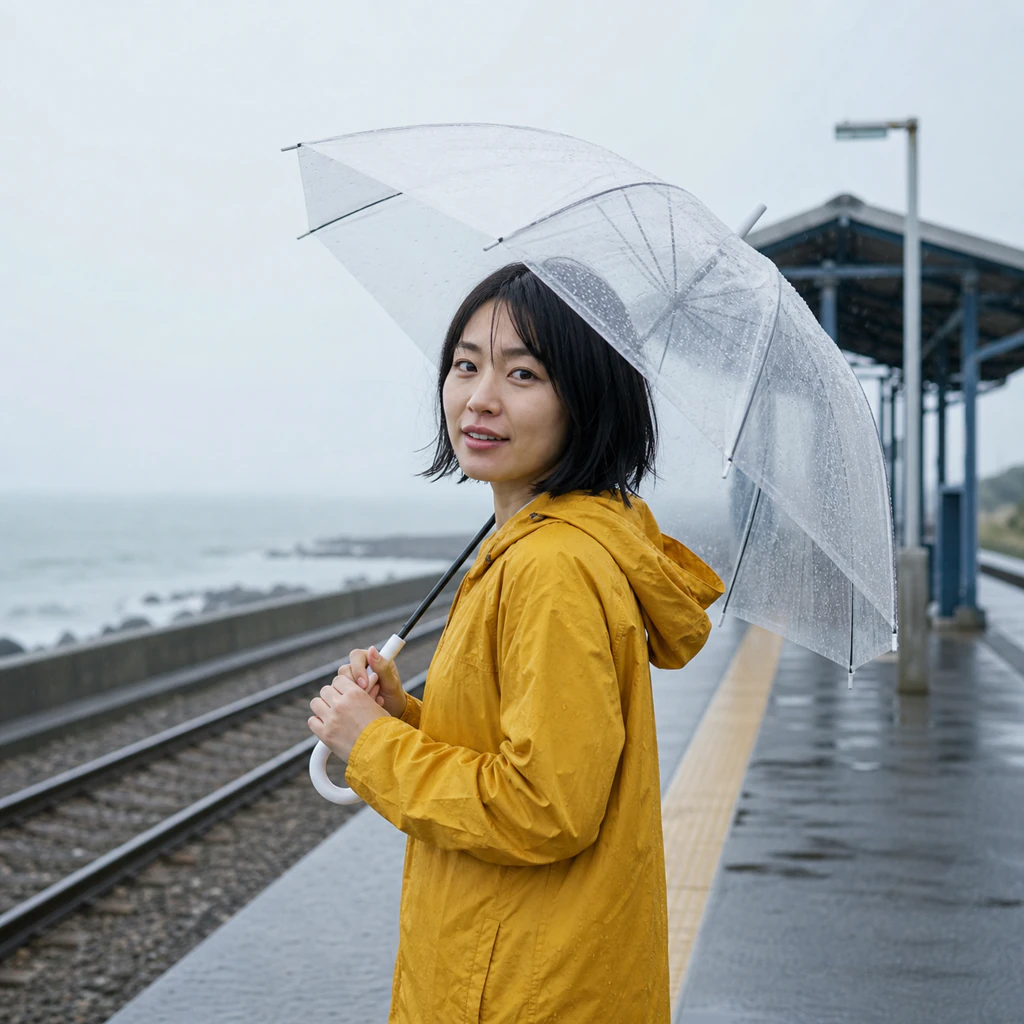 Live-action portrait used as a reference for the Niji 7 tutorial