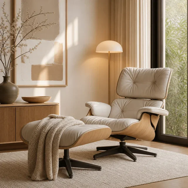 Living room scene picture of leisure chair