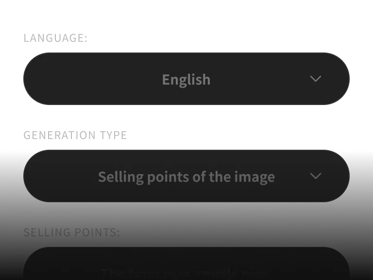 Apparel image type and language configuration