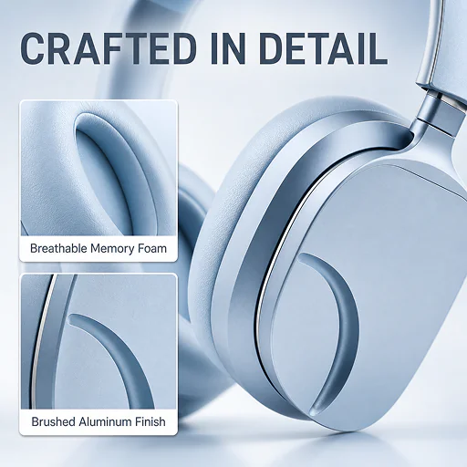 Headphone material details
