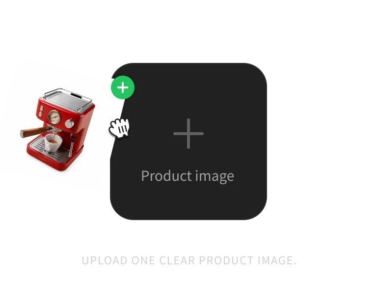 Upload product images for a seller video