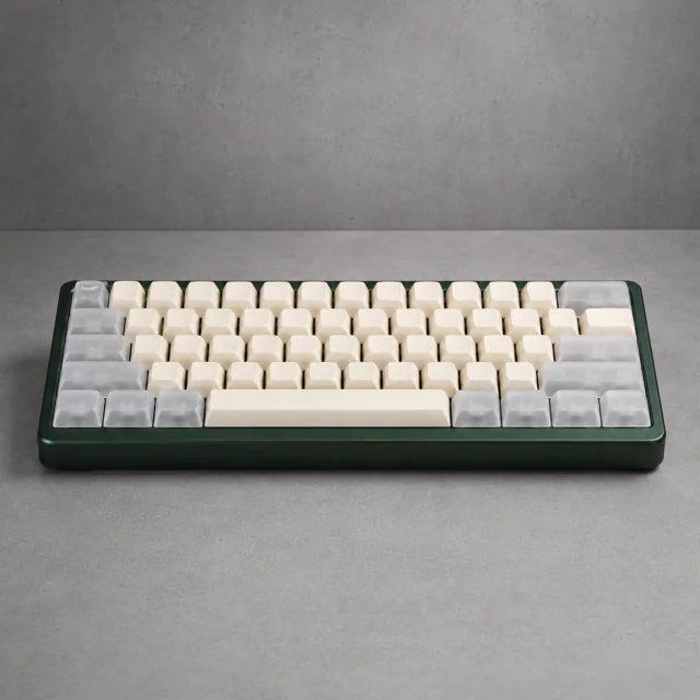 Retouched mechanical keyboard product image