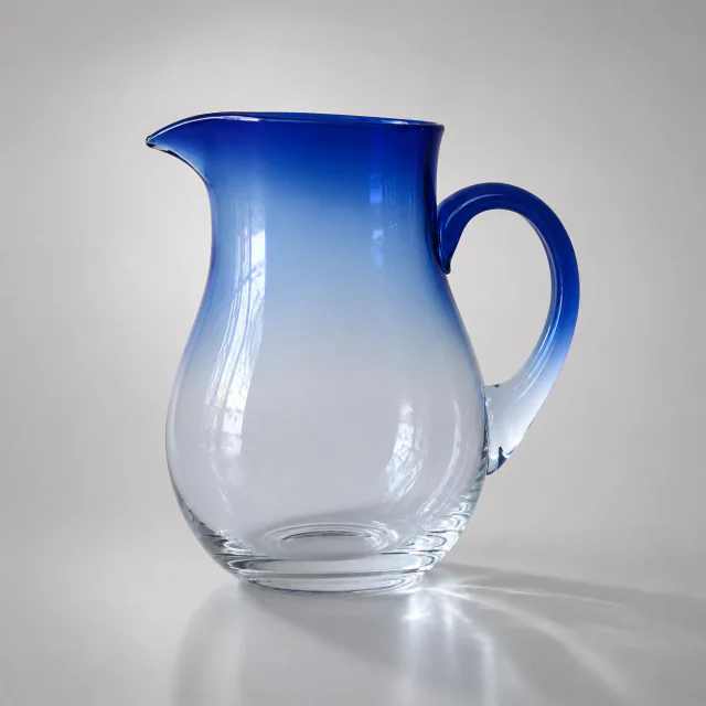 Retouched glass pitcher product image