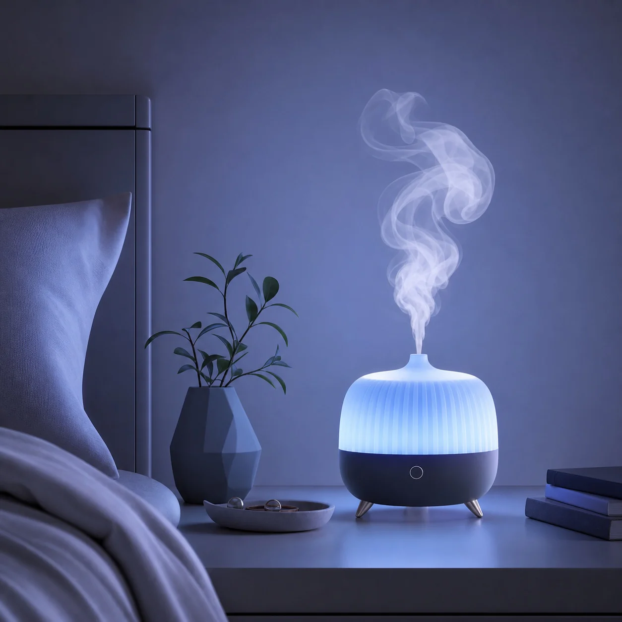 Night vision solution for aromatherapy machine