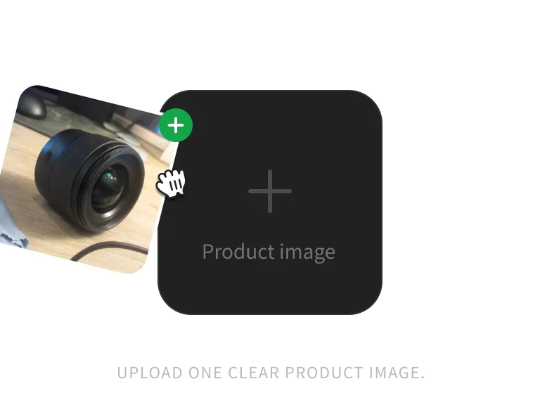Product image ready for retouching